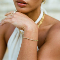 Charis Rope Chain Bracelet Stainless Steel