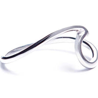 Delilah Dainty Silver Wave Ring
