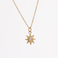 DAINTY SUN NECKLACE BY ML JOYAS