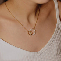 Mila Eternity Circles Necklaces Unbreakable Bond Between Two Souls