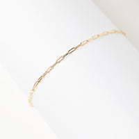 Cleo Dainty Paper Clip Link Anklet