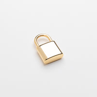 Believe Padlock Pendant in Gold