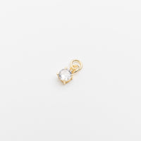 Medea Single Classic Dainty Zirconia Charm