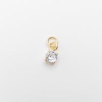 Medea Single Classic Dainty Zirconia Charm