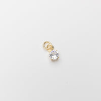 Medea Single Classic Dainty Zirconia Charm