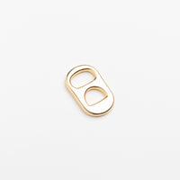 Pop Tab Charm in Gold