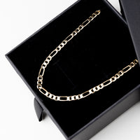 Elena Figaro Chain Necklace 20in Gold Filled