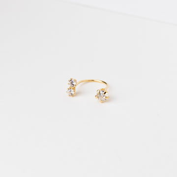 Alena 14K Gold Jacket Earring