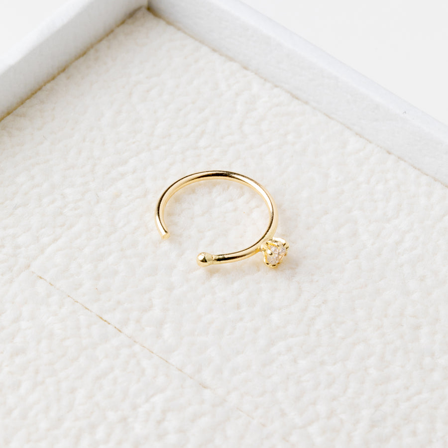 Cassia Tiny Earcuff 14K Gold