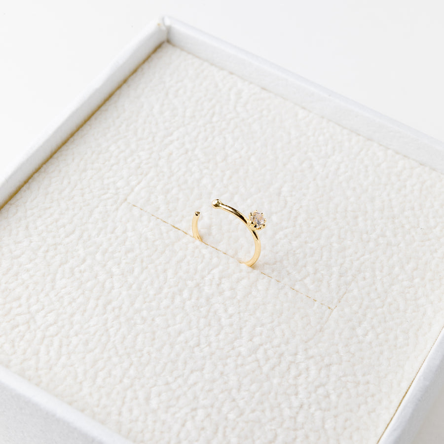 Cassia Tiny Earcuff 14K Gold