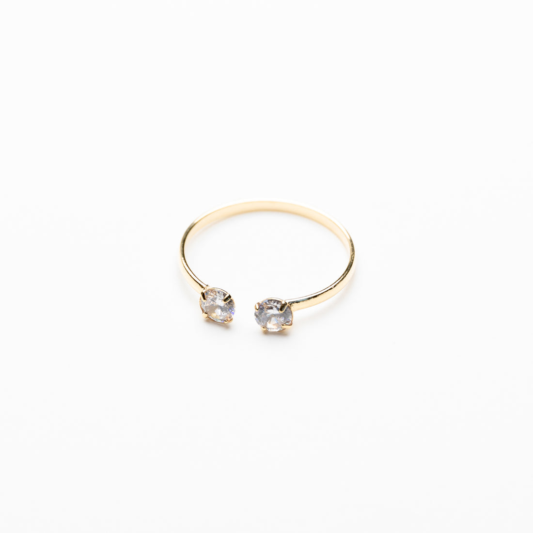 Alala Ring in Gold Adjustable with Zirconias