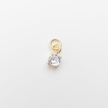 Medea Single Classic Dainty Zirconia Charm