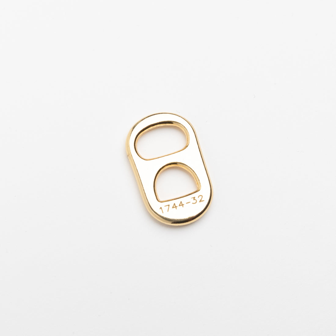 Pop Tab Charm in Gold