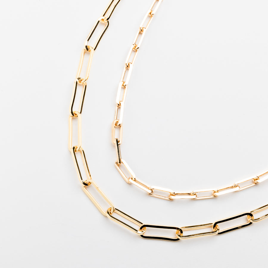 Adoni Paper Clip Chain Best Seller Necklace