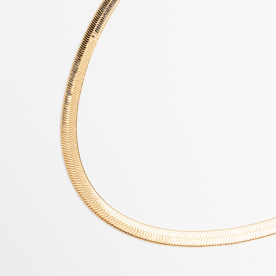 Athena Choker Snake Chain in Gold