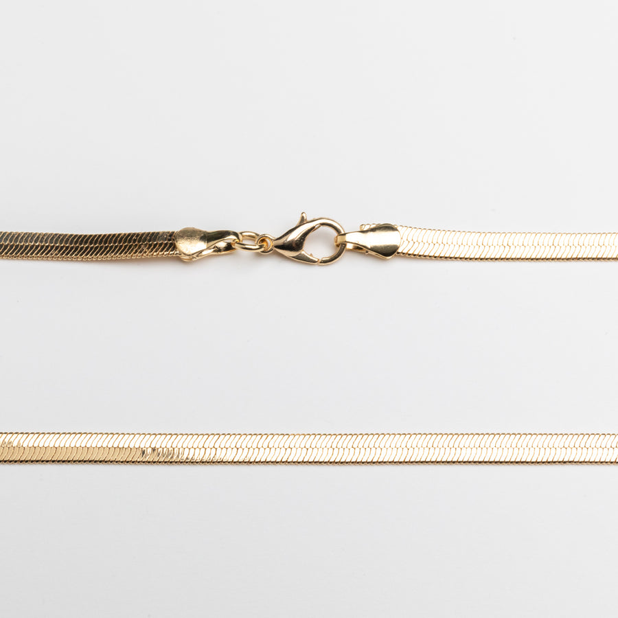 Athena Choker Snake Chain in Gold