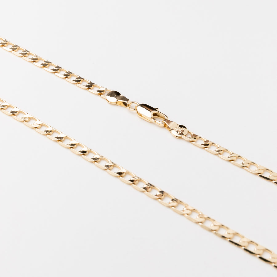 Zoe Classic Curb Chain in Gold