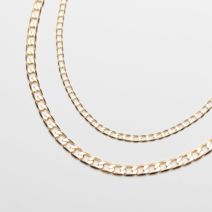 Zoe Classic Curb Chain in Gold