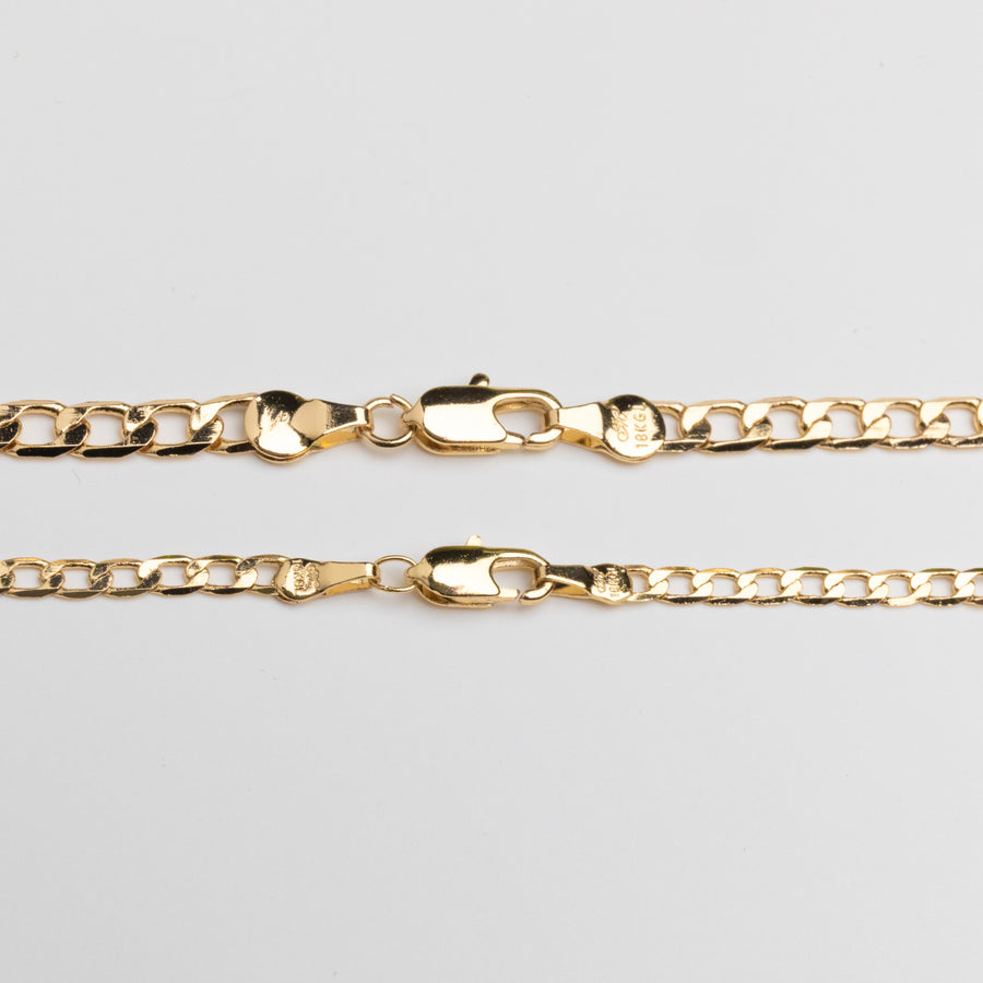 Zoe Classic Curb Chain in Gold